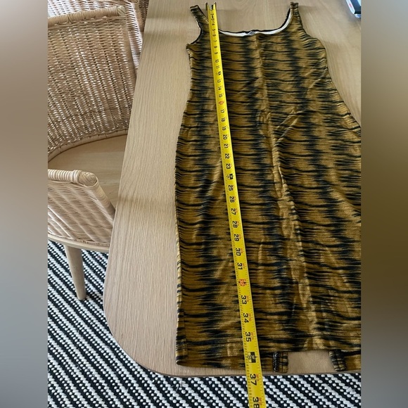 American Apparel| Mustard & Black Bodycon Dress, Size Medium•••Hyena - Picture 12 of 12